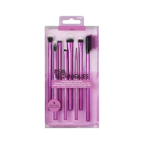 Real Techniques Brush Set Everyday Eye Essentials Makeup Brushes